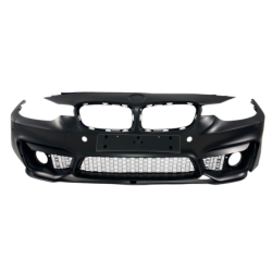 Предна Броня за BMW F30 (2011-2019) - M3 с лип спойлер - с отвори за парктроник