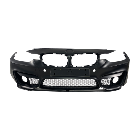 Предна Броня за BMW F30 (2011-2019) - M3 с лип спойлер - с отвори за парктроник