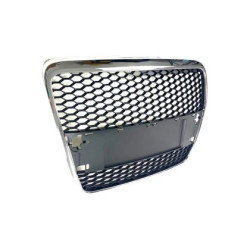 Решетка без емблема Audi A6 4F (2004-2008) - с хром рамка RS Look