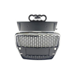 Решетка без емблема Audi A6 4F (2004-2008) - с хром рамка RS Look