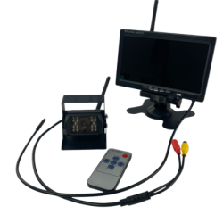 Ситема за паркиране и мониторинг с Wi-Fi камера с нощно виждане и 7 инча дисплей за бус