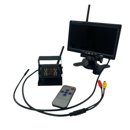 Ситема за паркиране и мониторинг с Wi-Fi камера с нощно виждане и 7 инча дисплей за бус