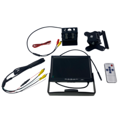 Ситема за паркиране и мониторинг с Wi-Fi камера с нощно виждане и 7 инча дисплей за бус, рейс и камион