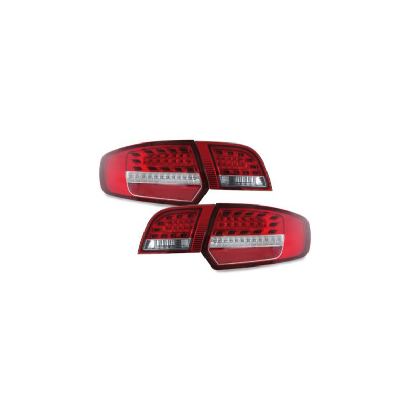 Диодни стопове  AUDI A3 sportback  (2003-2008) - червени