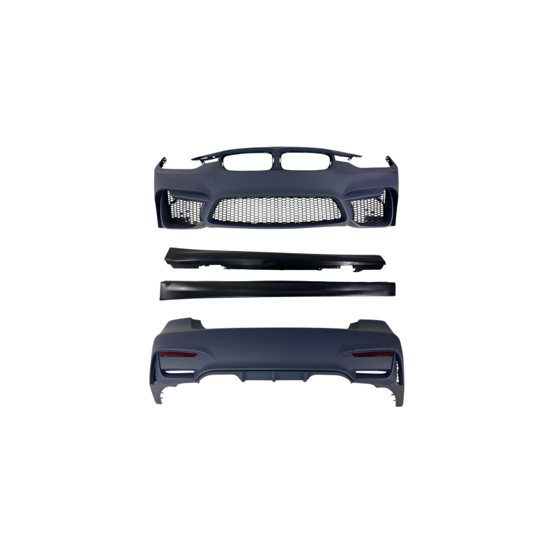 Боди кит М пакет за BMW F30 (2012-2018) - M3 дизайн без отвори за халогени