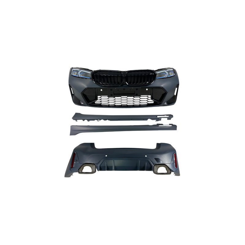 Боди кит М пакет за BMW G20 (2019-2021) - M-Tech дизайн конверсия към G20 facelift LCI Design (2022+)