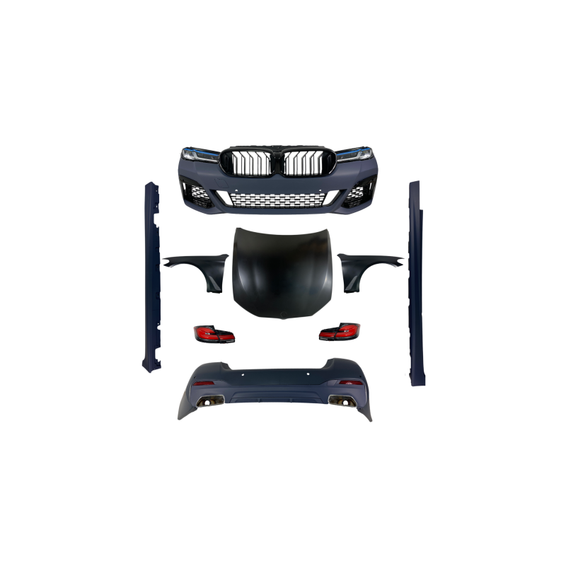 Боди кит М пакет за BMW F10 sedan (2014-2017) - M-Tech дизайн пълна конверсия към G30 facelift design