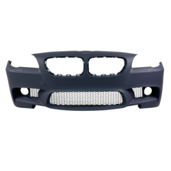 Предна броня за BMW F10 / F11 (2010-2014) - M5 дизайн с отвори за парктроник и отвори за халогени