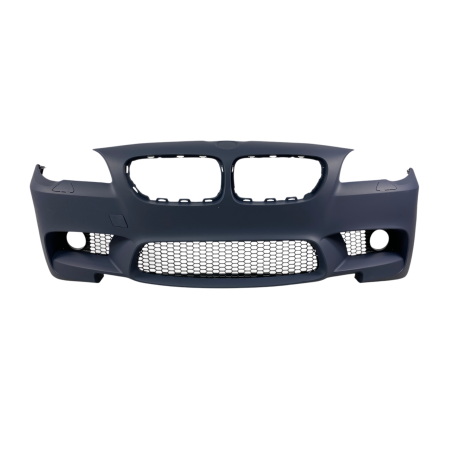 Предна броня за BMW F10 / F11 (2010-2014) - M5 дизайн с отвори за парктроник и отвори за халогени