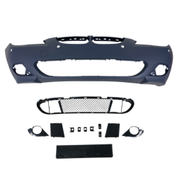 Предна броня за BMW E60 (2003-2007) - M-Tech дизайн с отвори за парктроник 24mm