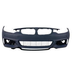 Предна броня за BMW F32 / F36 (2013-2020) - M-Tech дизайн с отвори за халогени и парктроник