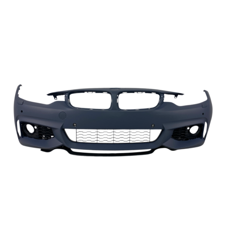 Предна броня за BMW F32 / F36 (2013-2020) - M-Tech дизайн с отвори за халогени и парктроник