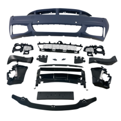 Предна броня за BMW F32 / F36 (2013-2020) - M-Tech дизайн с отвори за халогени и парктроник