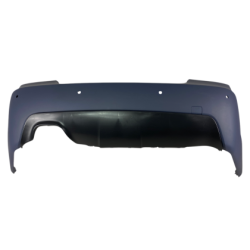 Задна броня за BMW E60 sedan (2003-2007) - M-Tech дизайн с отвори за парктроник 24mm грундирана