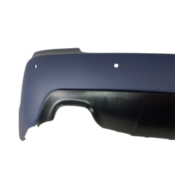 Задна броня за BMW E60 sedan (2003-2007) - M-Tech дизайн с отвори за парктроник 24mm грундирана