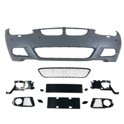 Предна броня за BMW E92 (2006-2009) - M-Tech дизайн с отвори за халогени и парктроник