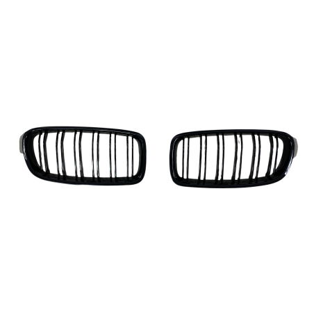 Решетки за BMW F30 (2011+) - двойни гланц