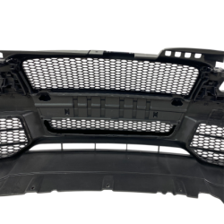 Предна броня за Audi A4 B7 8E (2004-2008) - S-Line Design с черна решетка без отвори за парктроник