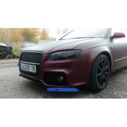 Предна броня за Audi A4 B7 8E (2004-2008) - S-Line Design с черна решетка без отвори за парктроник