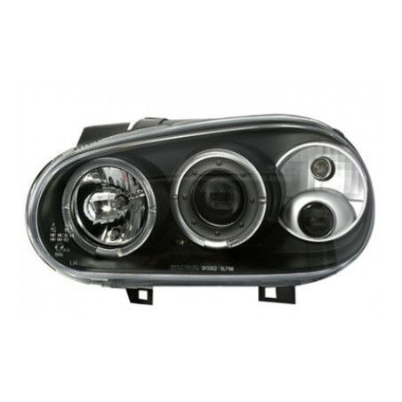 Кристални фарове  Angel Eyes GOLF IV  - черни