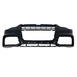 Предна броня за Audi A5 (2011-2015) с халогени - RS5 Design с хром лайсна и отвори за парктроник