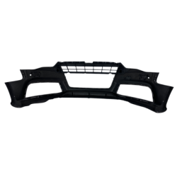 Предна броня за Audi A5 (2011-2015) с халогени - RS5 Design с хром лайсна и отвори за парктроник