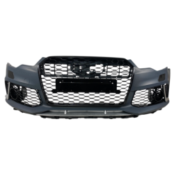 Предна броня за Audi A6 (2011-2014) - RS6 Design с отвори за парктроник