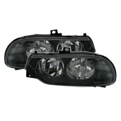 Кристални фарове Alfa Romeo 156 (1997-2003) - черни