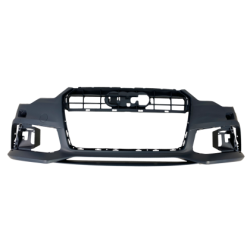 Предна броня за Audi A6 (2011-2014) - RS6 Design с отвори за парктроник