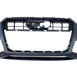 Предна броня за Audi A6 (2011-2014) - RS6 Design с отвори за парктроник