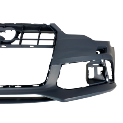 Предна броня за Audi A6 (2011-2014) - RS6 Design с отвори за парктроник