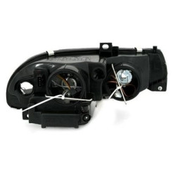 Кристални фарове Alfa Romeo 156 (1997-2003) - черни