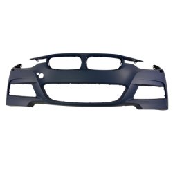 Предна броня за BMW F30 (2012-2018) - M-Tech дизайн с отвори за халогени, без парктроник