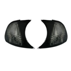 Кристални мигачи до фара BMW E46 купе / кабрио (99-01) - опушени