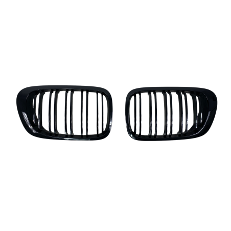 Решетки за BMW E46 (1998-2003) coupe - двойни гланц