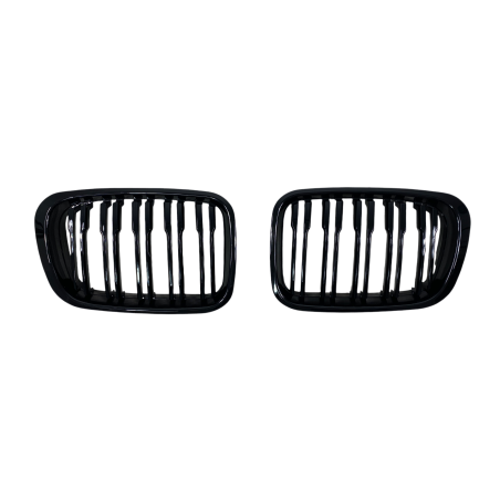 Решетки за BMW E46 (1998-2001) sedan - двойни гланц