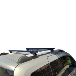 Греди напречни за багажник за кола - за стандартни надлъжни релси с отвор - 135cm с ключ - черни