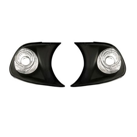 Кристални мигачи до фара BMW E46 купе (1999-2001) - черни