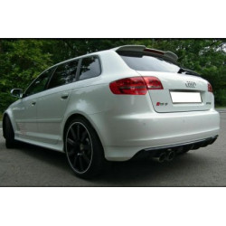 Спойлер антикрило за Audi A3 8P (2003-2012) S3 Design с 5 врати - черен гланц