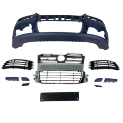 Предна броня за Golf 5 - R32 с R32 решетки без халогени - Хром