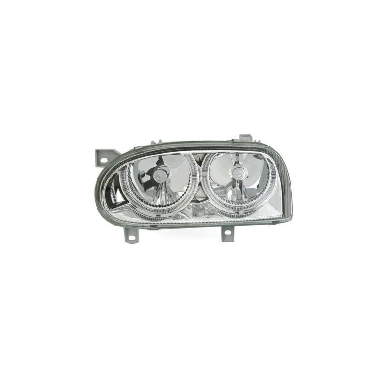 Кристални фарове за Golf III  - хром