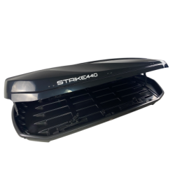 Автобокс Junior Strike 199x84x35cm с 85 mm крепежи,с двустранно отваряне с ключ, 440 литра - черен гланц