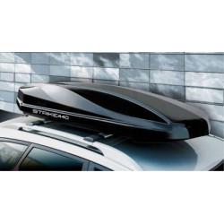 Автобокс Junior Strike 199x84x35cm с 85 mm крепежи,с двустранно отваряне с ключ, 440 литра - черен гланц