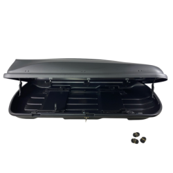 Автобокс Junior Xtreme 2 195x78x39cm с 85 mm крепежи,с двустранно отваряне с ключ, 450 литра - черен