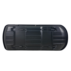 Автобокс Junior Xtreme 2 195x78x39cm с 85 mm крепежи,с двустранно отваряне с ключ, 450 литра - черен