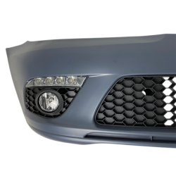 Предна броня за Skoda Octavia 2 (2009-2013) facelift с дневни светлни и халогени