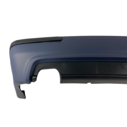 Задна броня за BMW E39 седан - M5 с единичен дифузер без отвори за парктроник грундирана