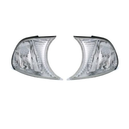 Кристални мигачи до фара BMW E46 купе / кабрио (01-03) - хром