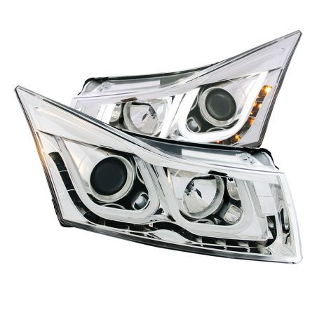 Кристални фарове Chevrolet Cruze (2009-2012) - хром