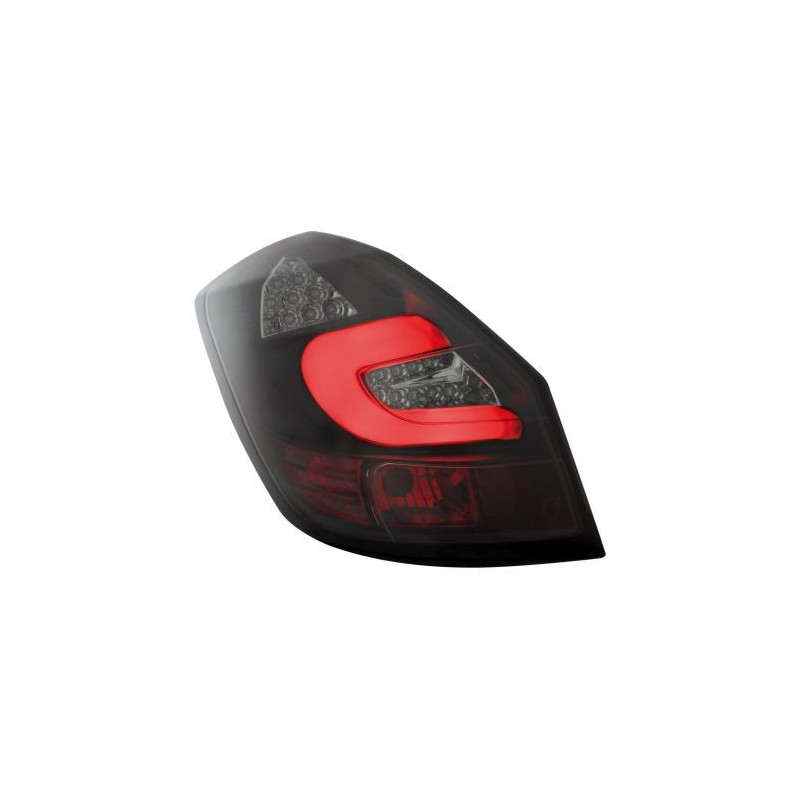 Диодни стопове  SKODA FABIA II 5 врати  (2007-2014) - опушени